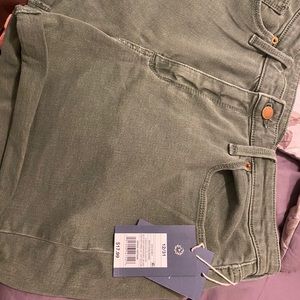 Women’s Jean shorts olive green